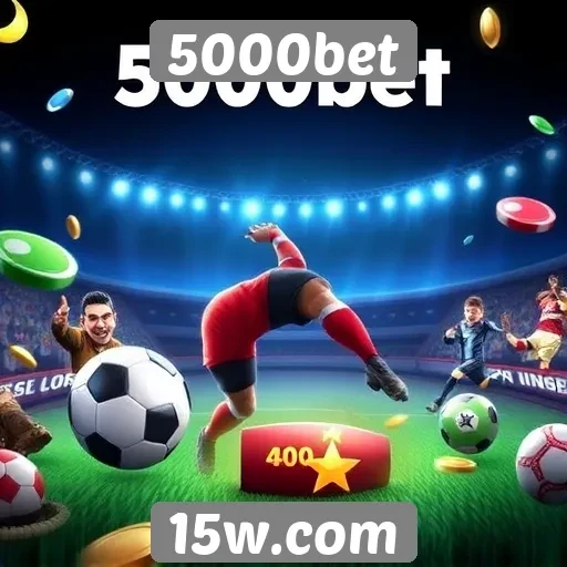 Variedade de jogos disponíveis na plataforma 5000bet
